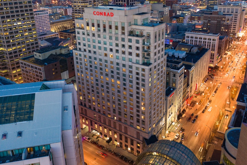 Conrad Hilton Downtown Indianapolis (2 night min; 3 night min)