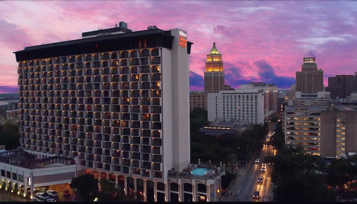 Hotel event space and guest rooms