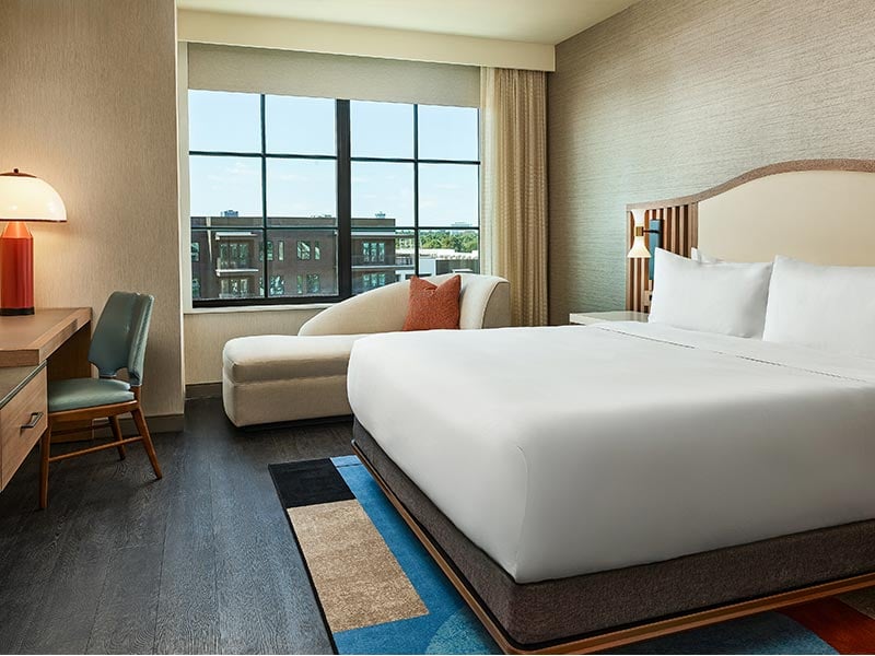 Hotel website accommodations image